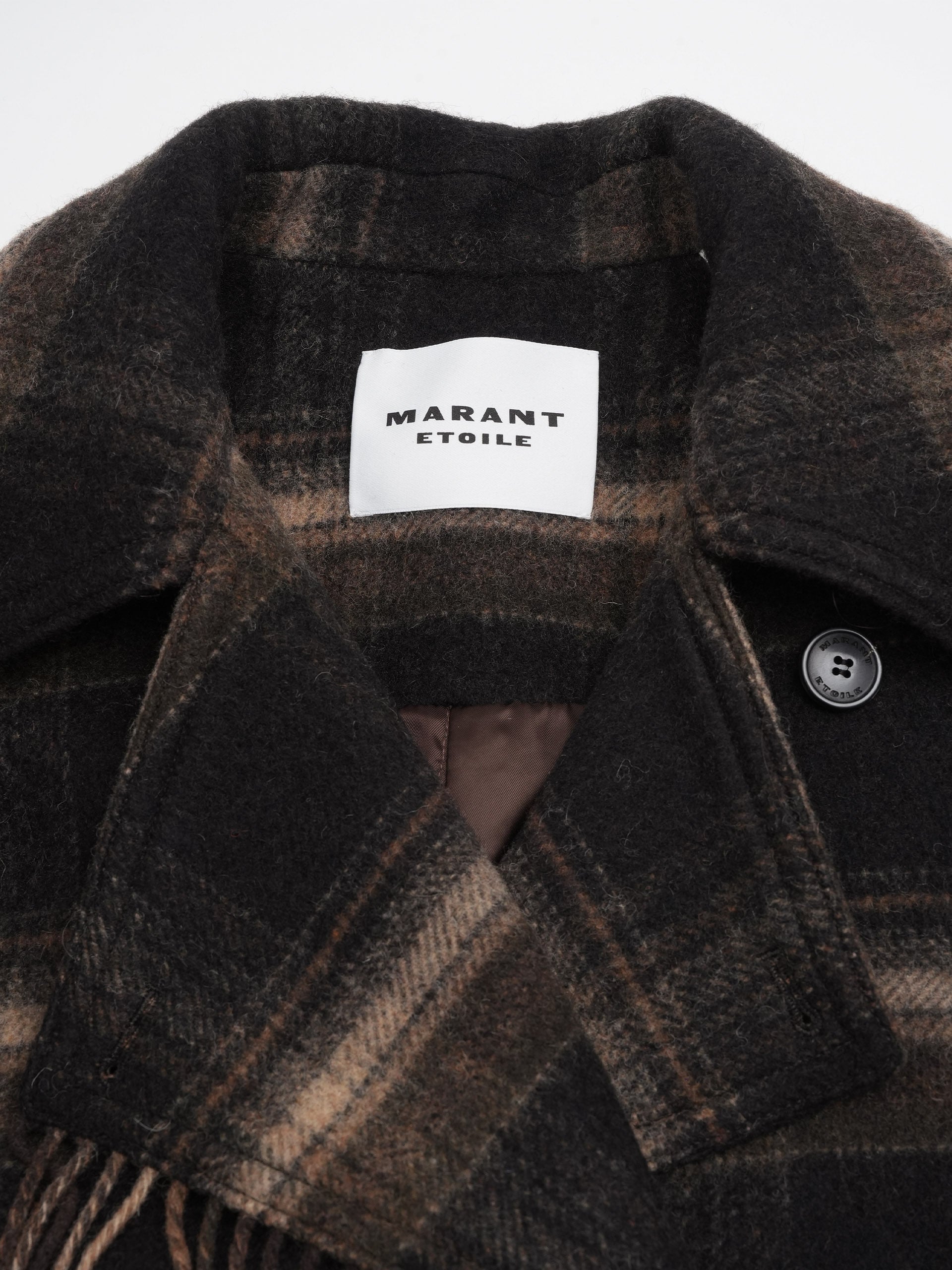 Marant etoile Kurzmantel Galeane aus Wolle für Damen Dunkelbraun