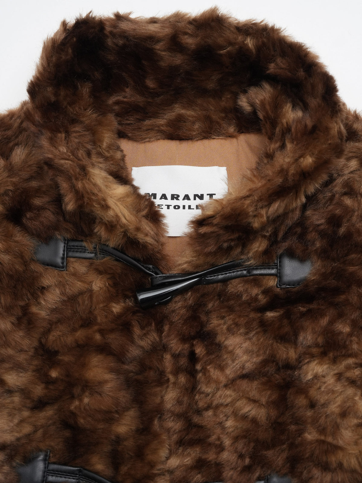 Marant etoile Weste Jocya aus Kunstfell für Damen Braun