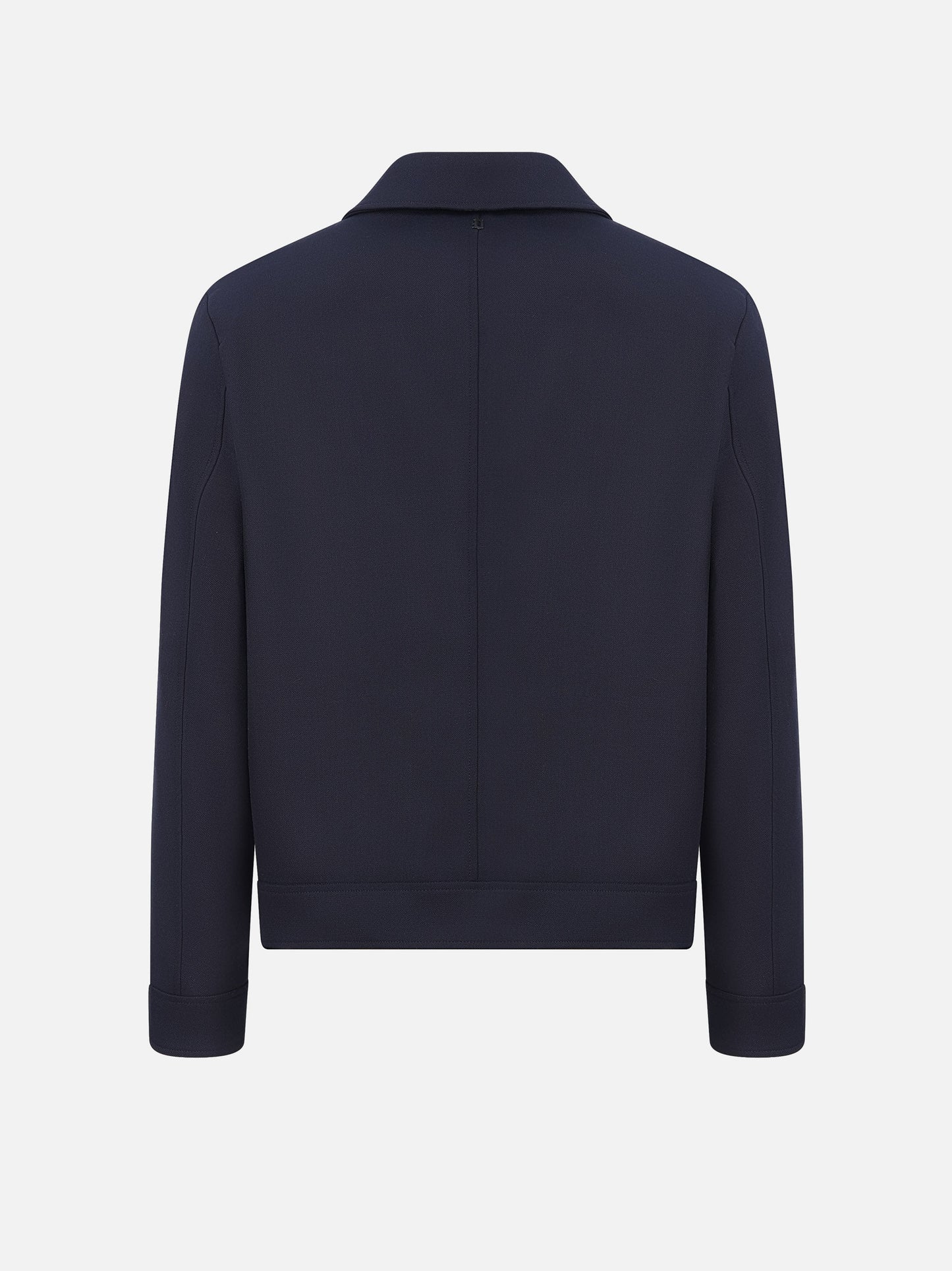 Hemdjacke aus Schurwoll-Twill für Herren
