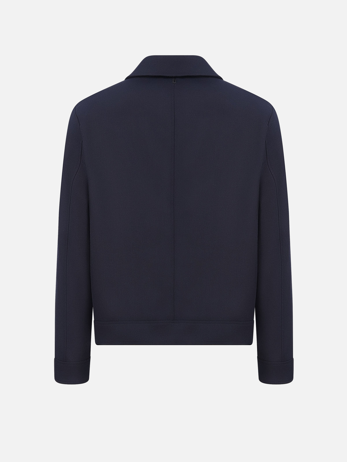 Hemdjacke aus Schurwoll-Twill für Herren
