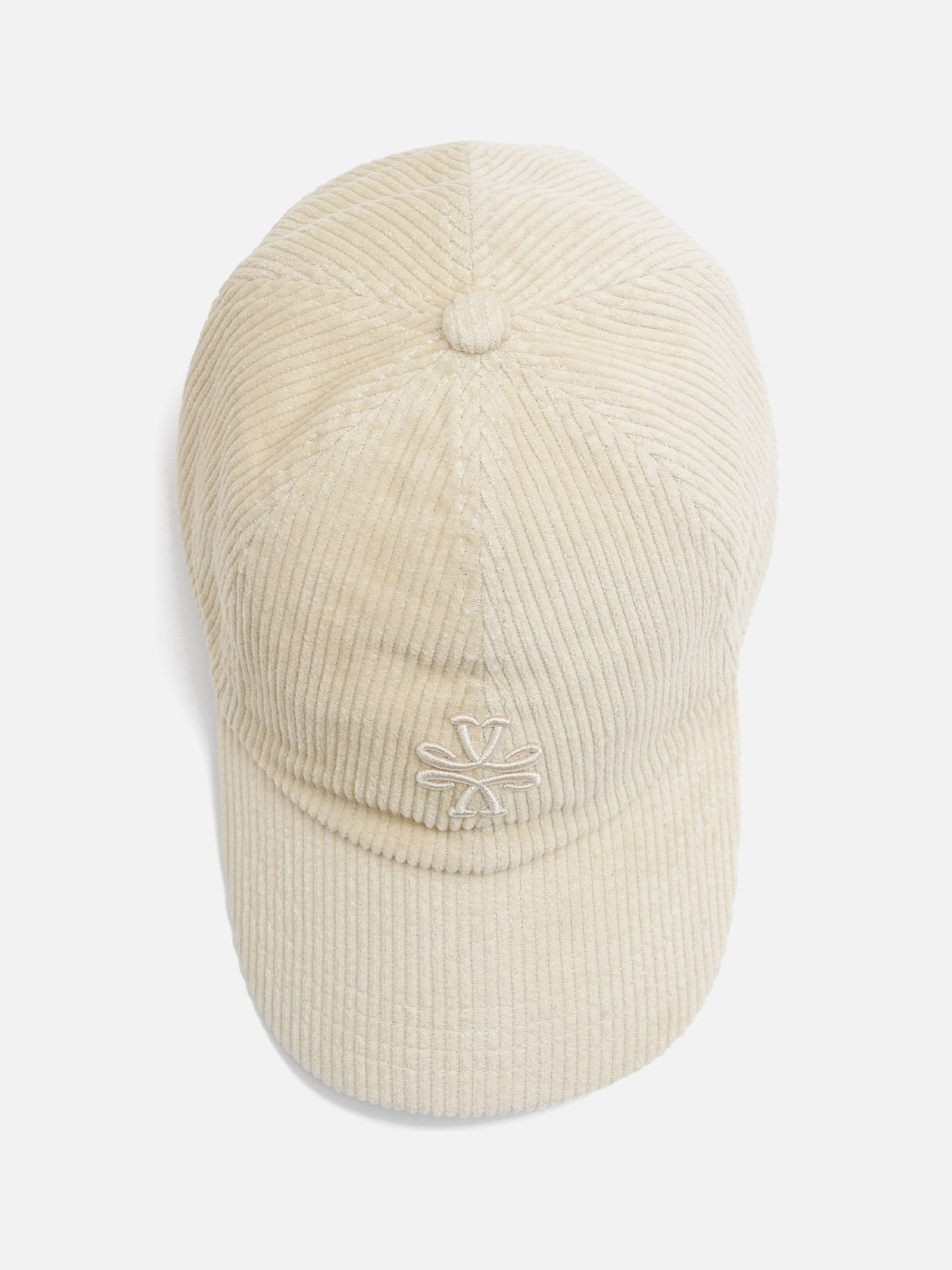 Jacob cohen Baseballkappe aus Baumwollcord mit Logo Off-White