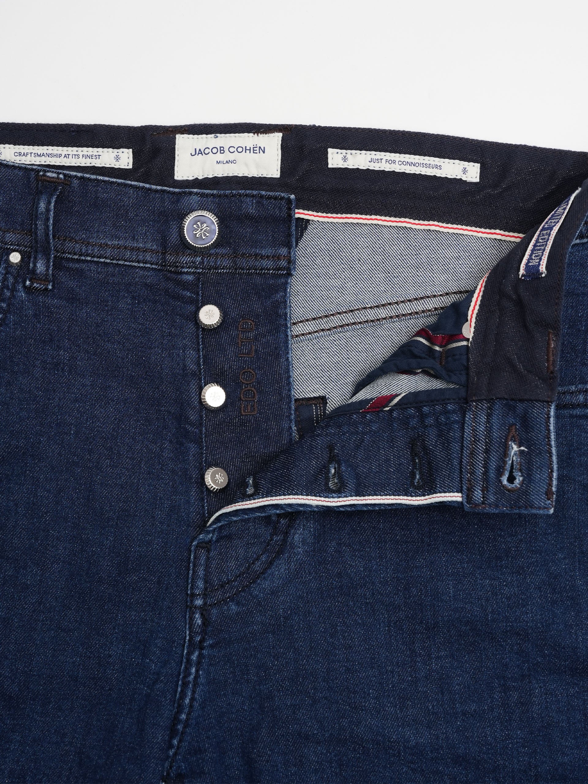 Jacob cohen Straight Jeans Edo LTD aus Rinse-Denim für Herren Dunkelblau