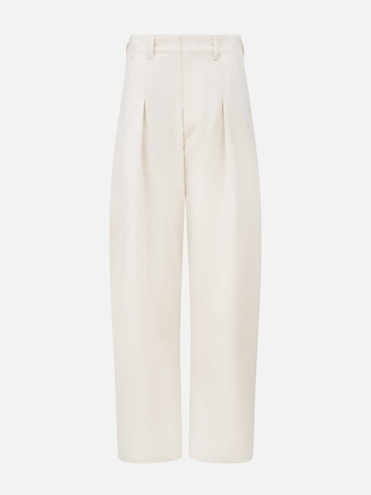 Isabel marant Wide-Leg Hose Lenadia aus Baumwolle für Damen Ecru
