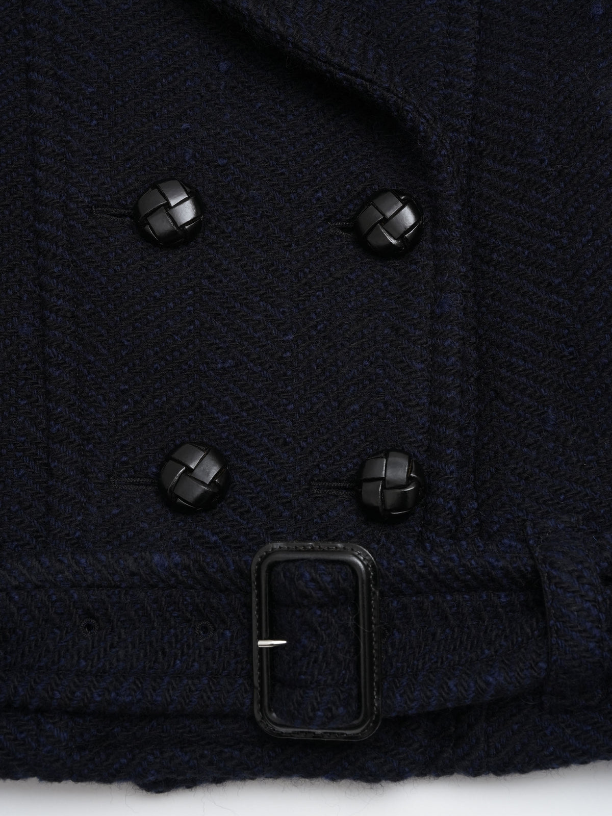 Isabel marant Kurzmantel Elvane aus Schurwolle für Damen Navyblau