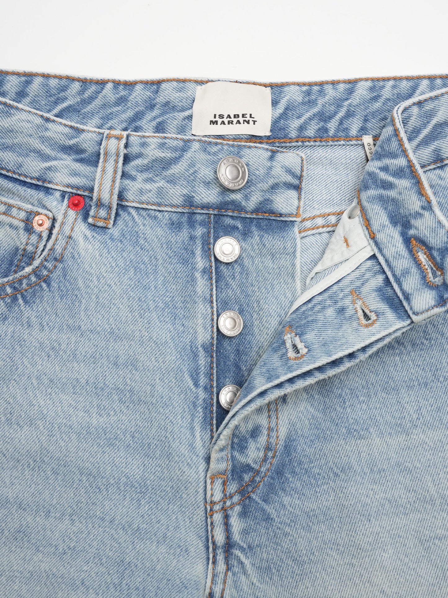 Isabel marant Jeans Daya im Regular-Fit für Damen Hellblau