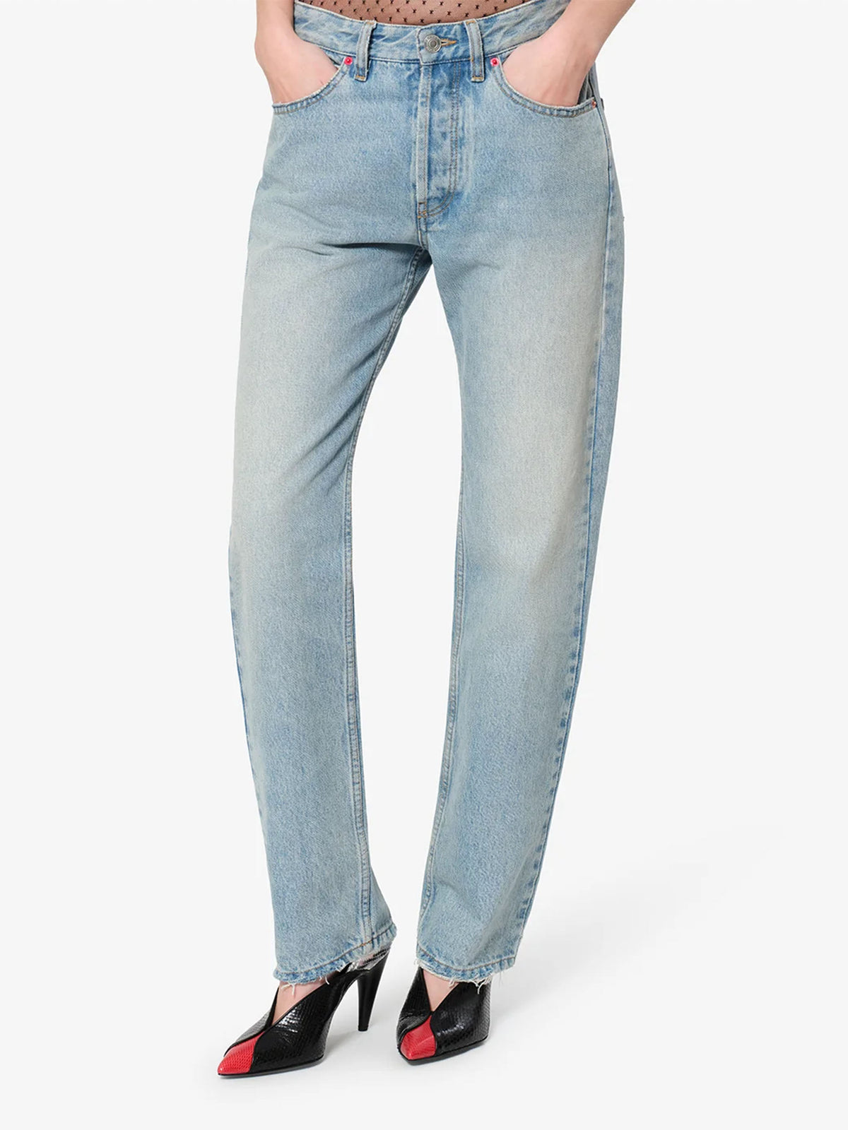 Isabel marant Jeans Daya im Regular-Fit für Damen Hellblau