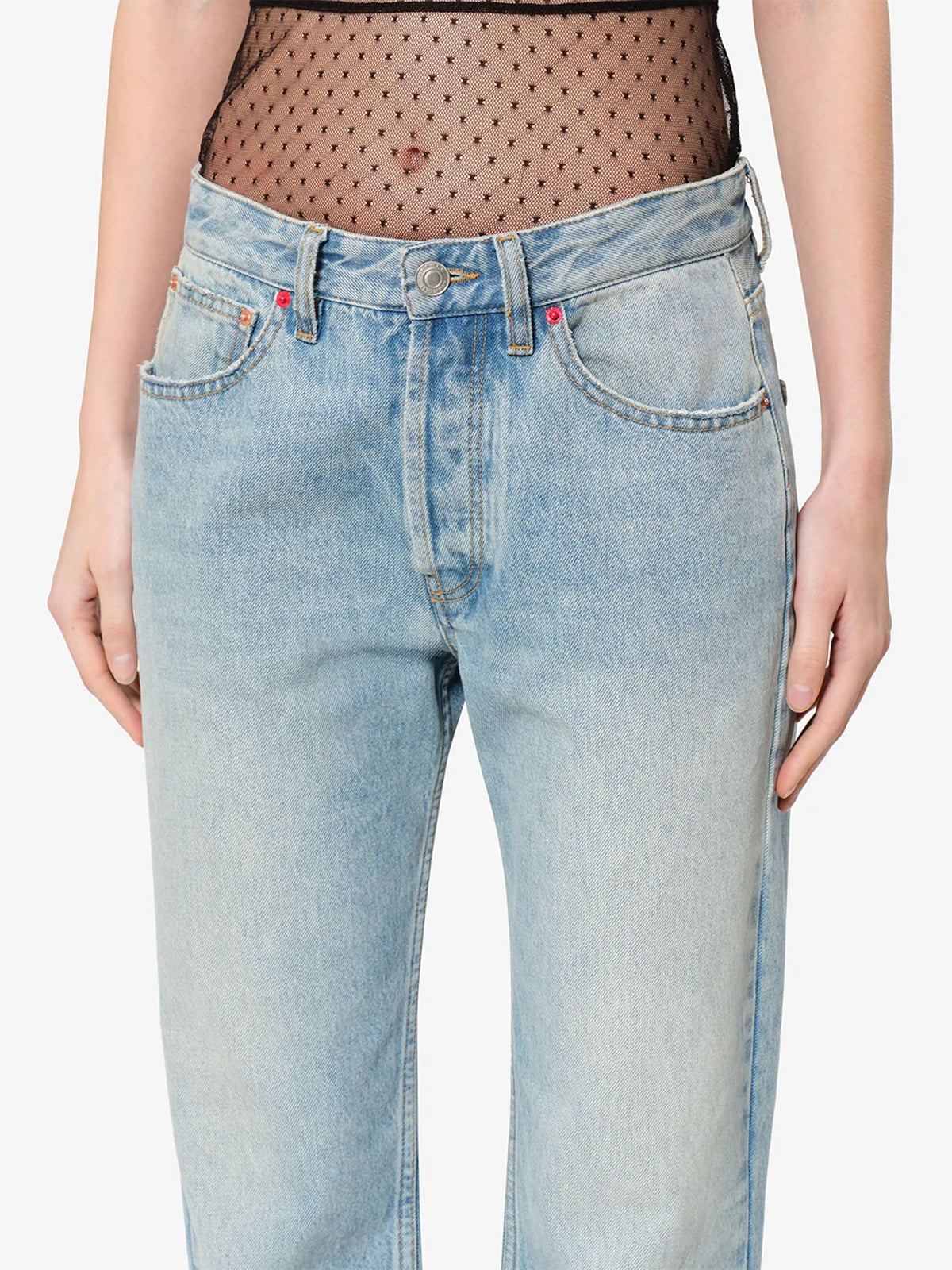 Isabel marant Jeans Daya im Regular-Fit für Damen Hellblau