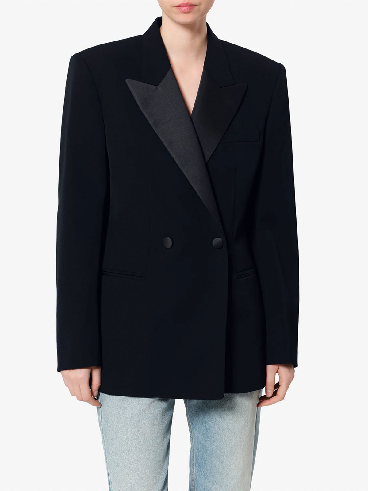 Isabel marant Zweireihiger Blazer Ranyae für Damen Schwarz