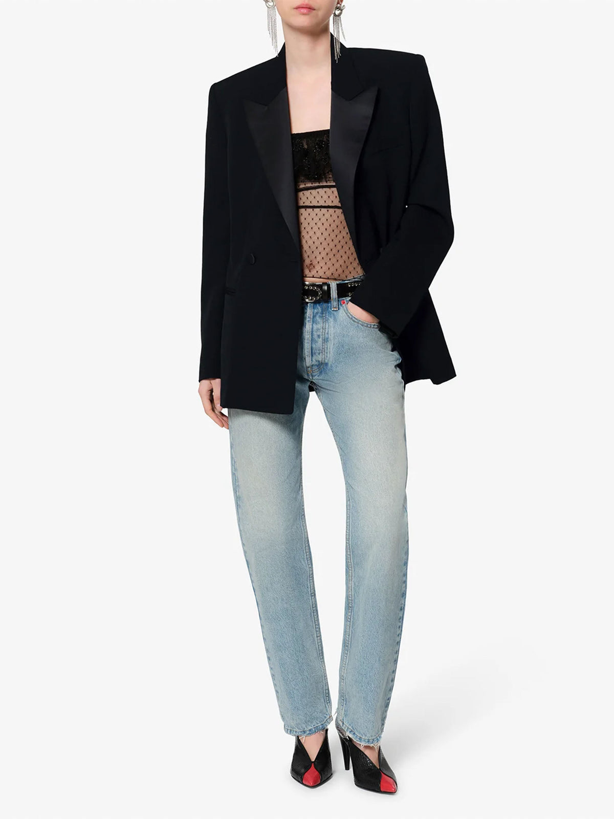 Isabel marant Zweireihiger Blazer Ranyae für Damen Schwarz