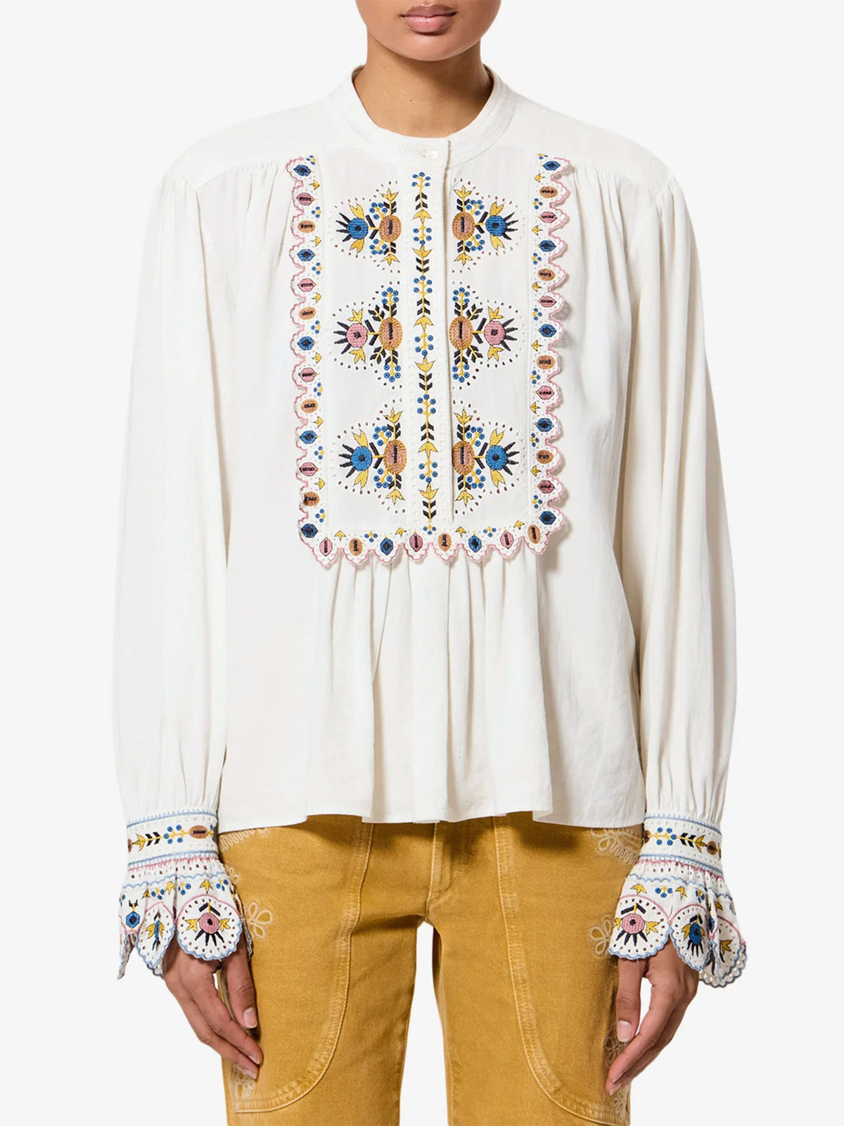 Bestickte Bluse Monique für Damen