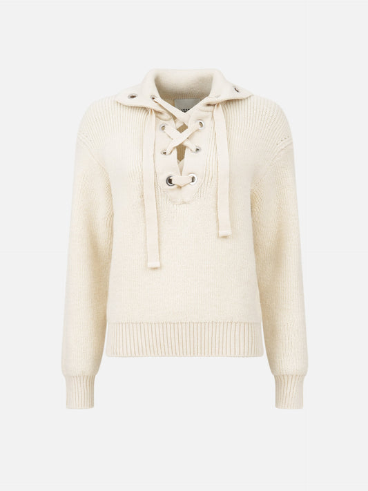 Pullover Ydalia mit Schnürung für Damen