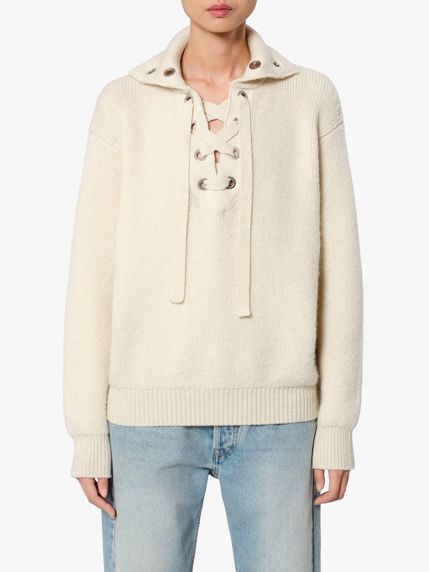 Pullover Ydalia mit Schnürung für Damen