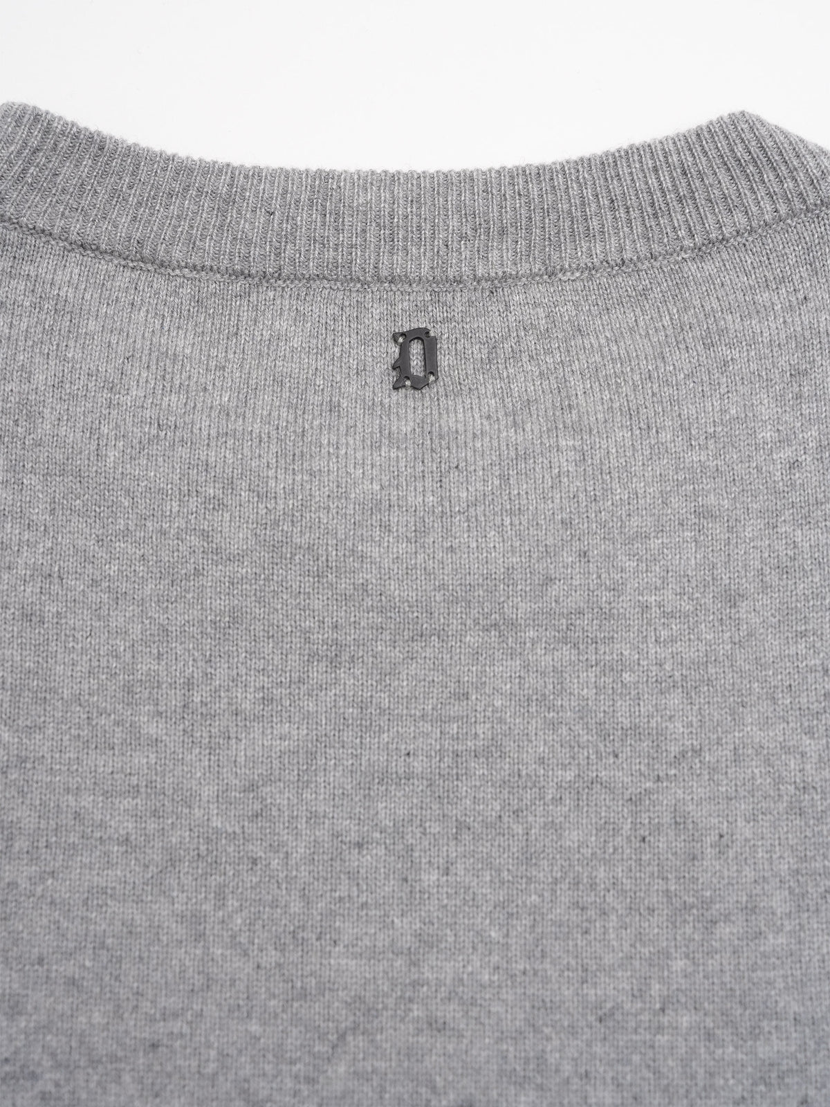 Dondup – Rundhalspullover aus Kaschmir und Seide für Herren Hellgrau - Light Grey