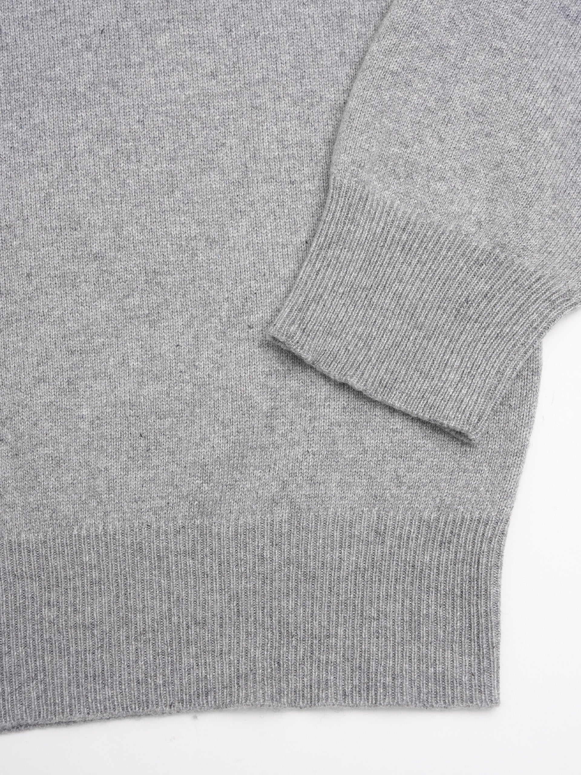 Dondup – Rundhalspullover aus Kaschmir und Seide für Herren Hellgrau - Light Grey
