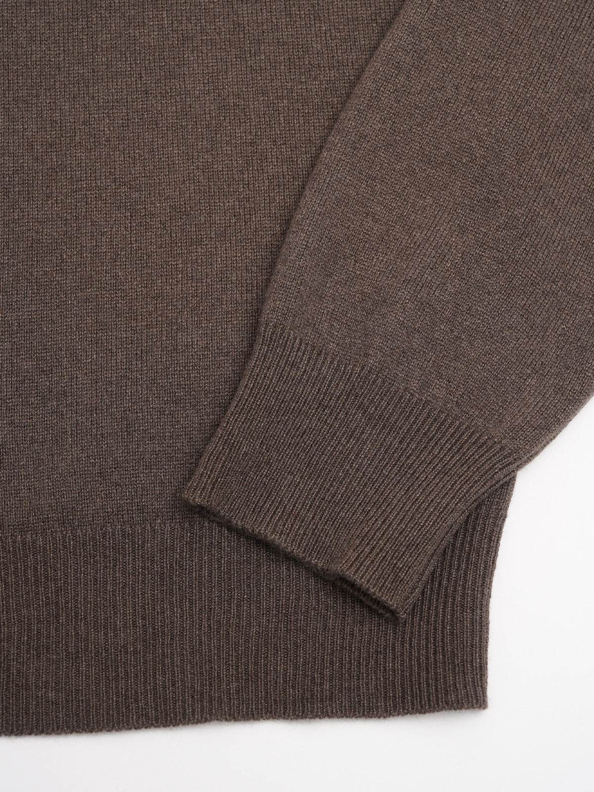 Dondup – Rundhalspullover aus Kaschmir und Seide für Herren Dunkelbraun - Dark Brown