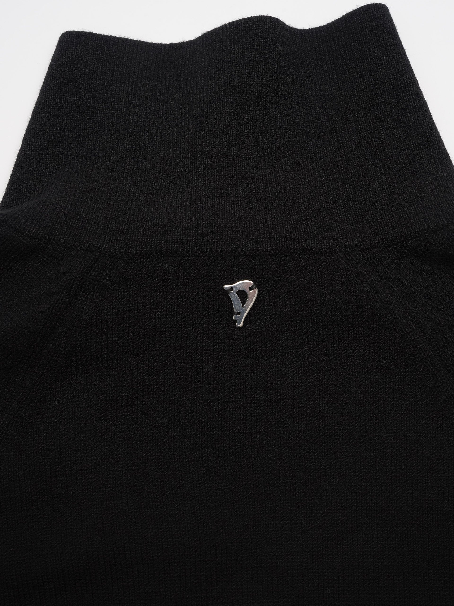 Dondup Pullover aus Viskose mit Stehkragen für Damen Schwarz