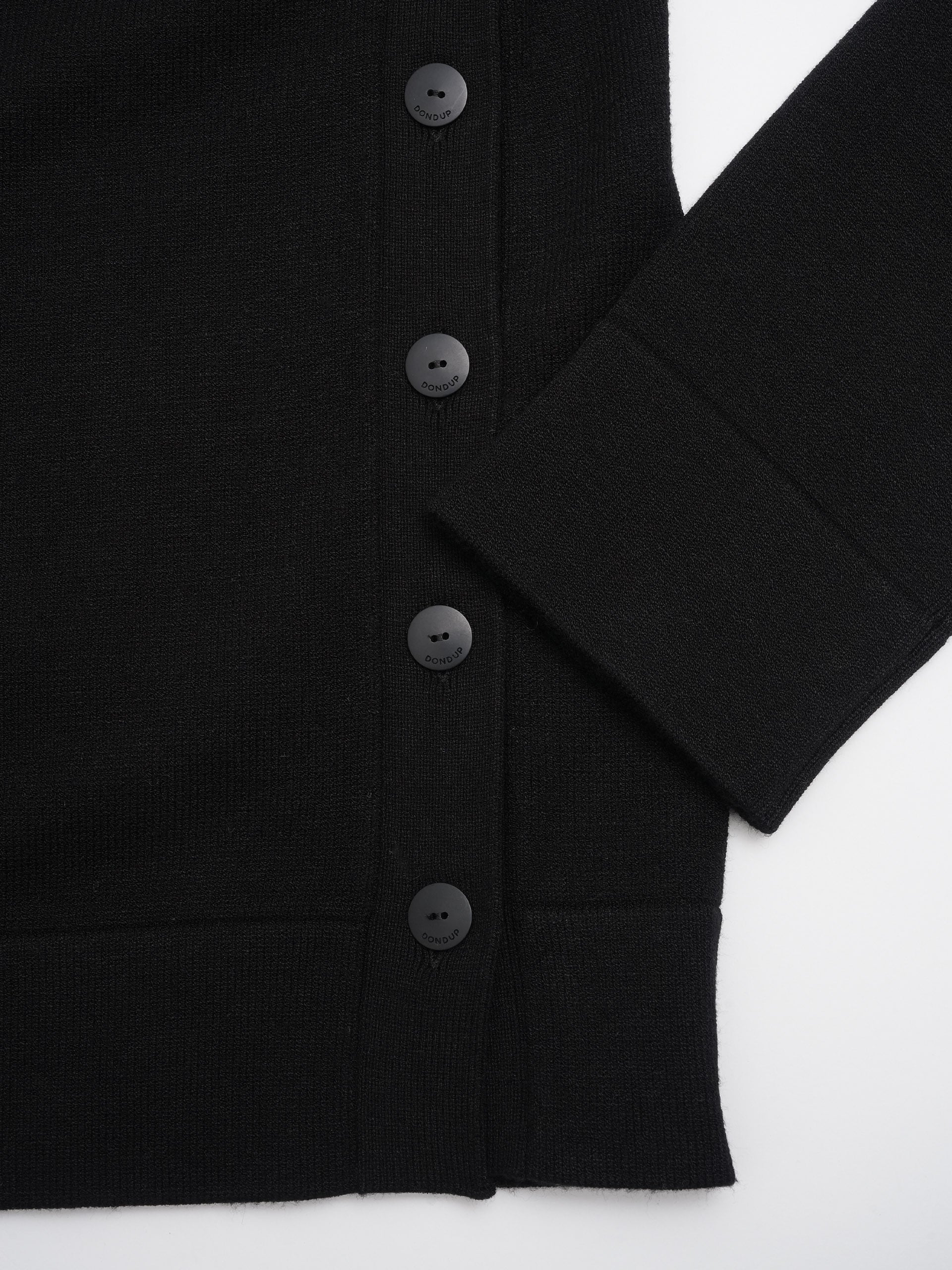 Dondup Pullover aus Viskose mit Stehkragen für Damen Schwarz