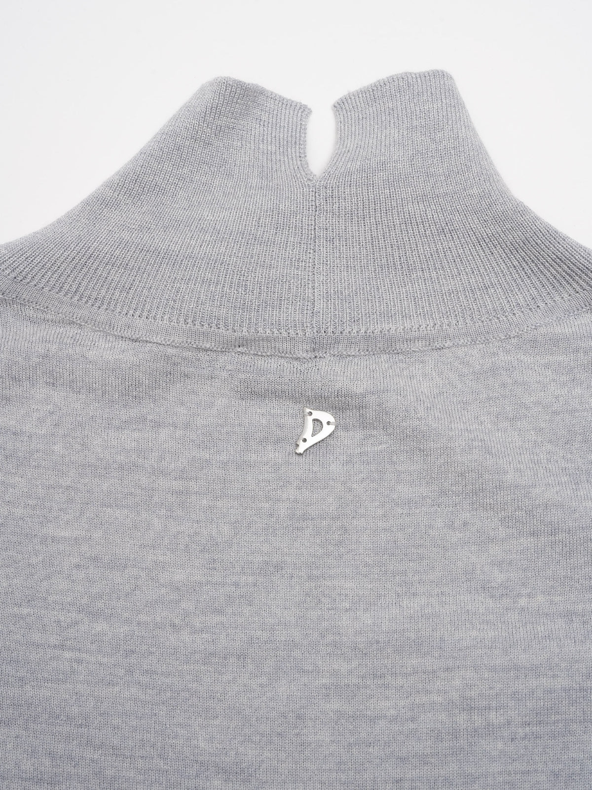 Dondup – Rollkragenpullover aus Kaschmir-Seiden-Mix für Damen Hellgrau - Light Grey