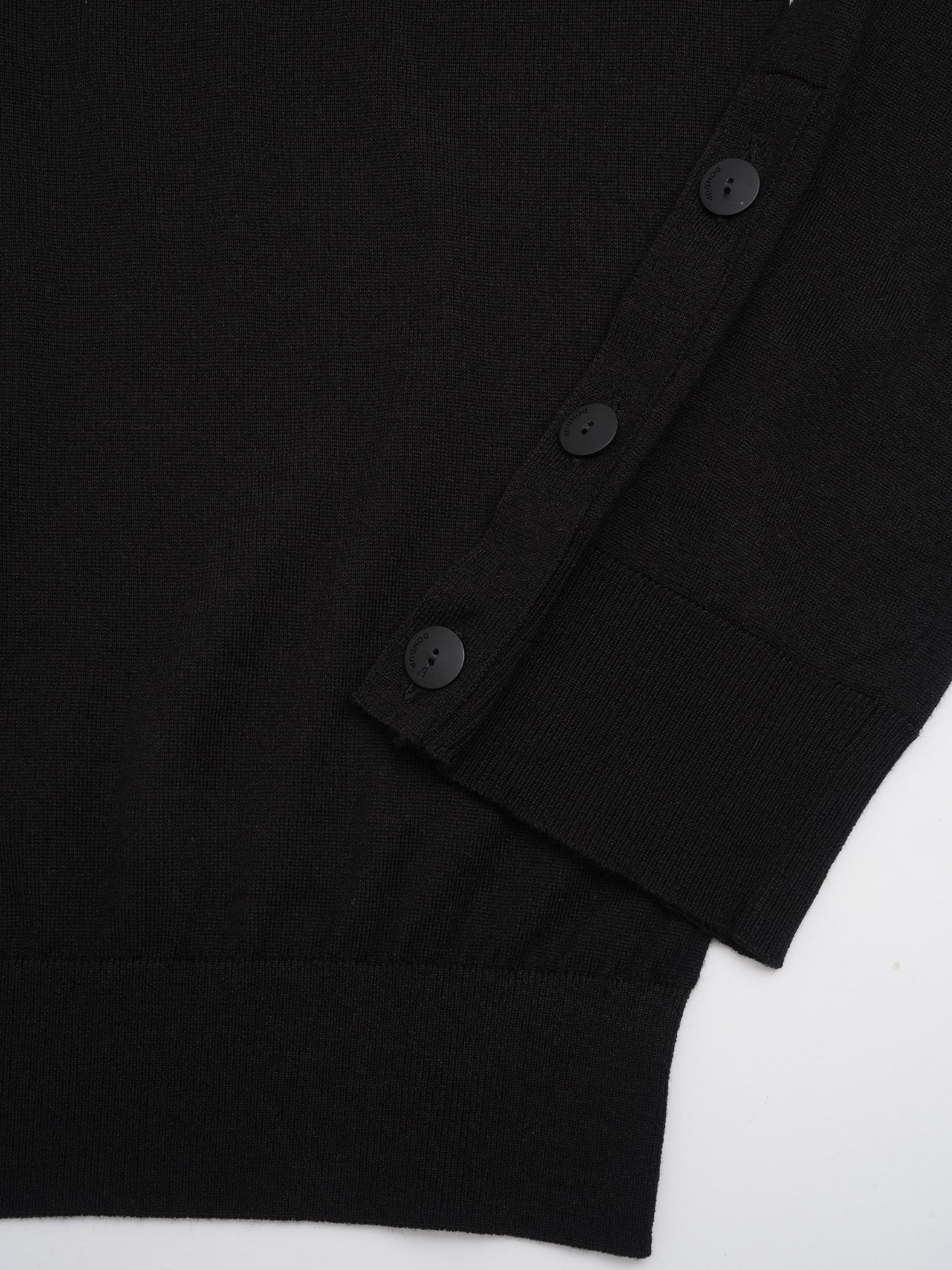 Dondup – Rollkragenpullover aus Kaschmir-Seiden-Mix für Damen Schwarz - Black
