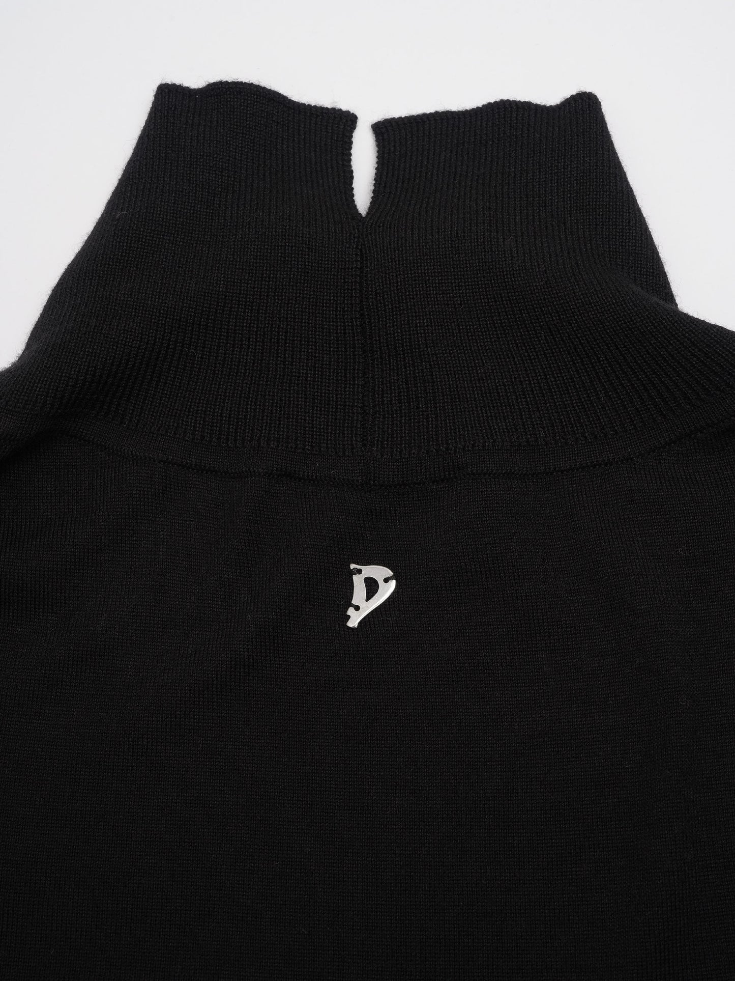 Dondup – Rollkragenpullover aus Kaschmir-Seiden-Mix für Damen Schwarz - Black