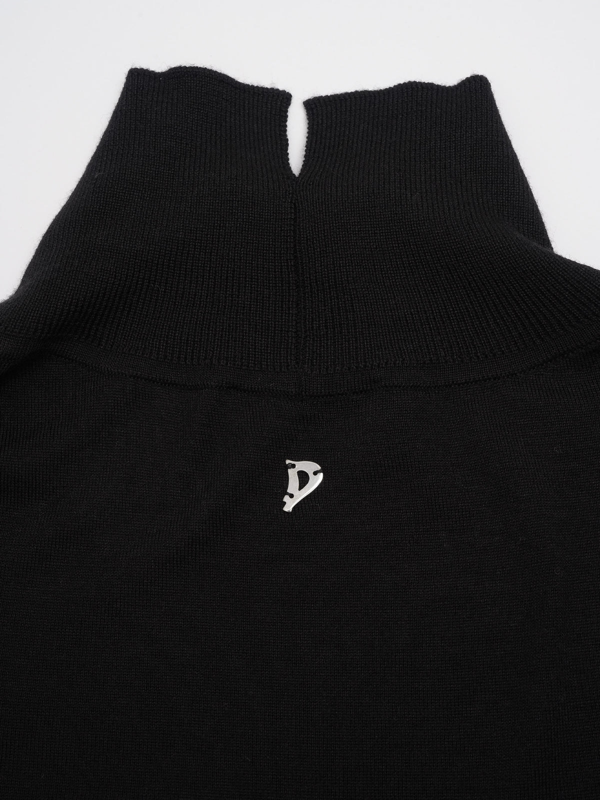 Dondup – Rollkragenpullover aus Kaschmir-Seiden-Mix für Damen Schwarz - Black