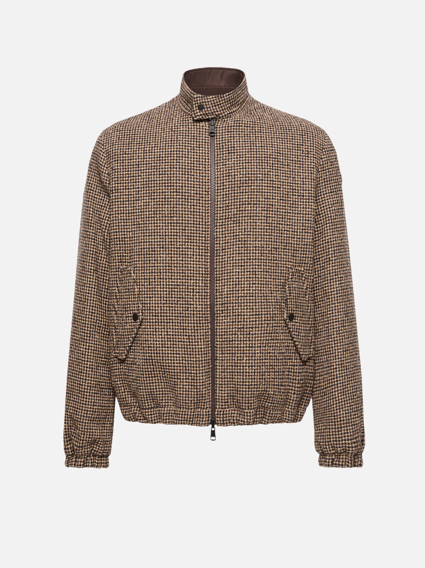 Moncler Wendbare Daunen-Hemdjacke Ebrodel für Herren Braun