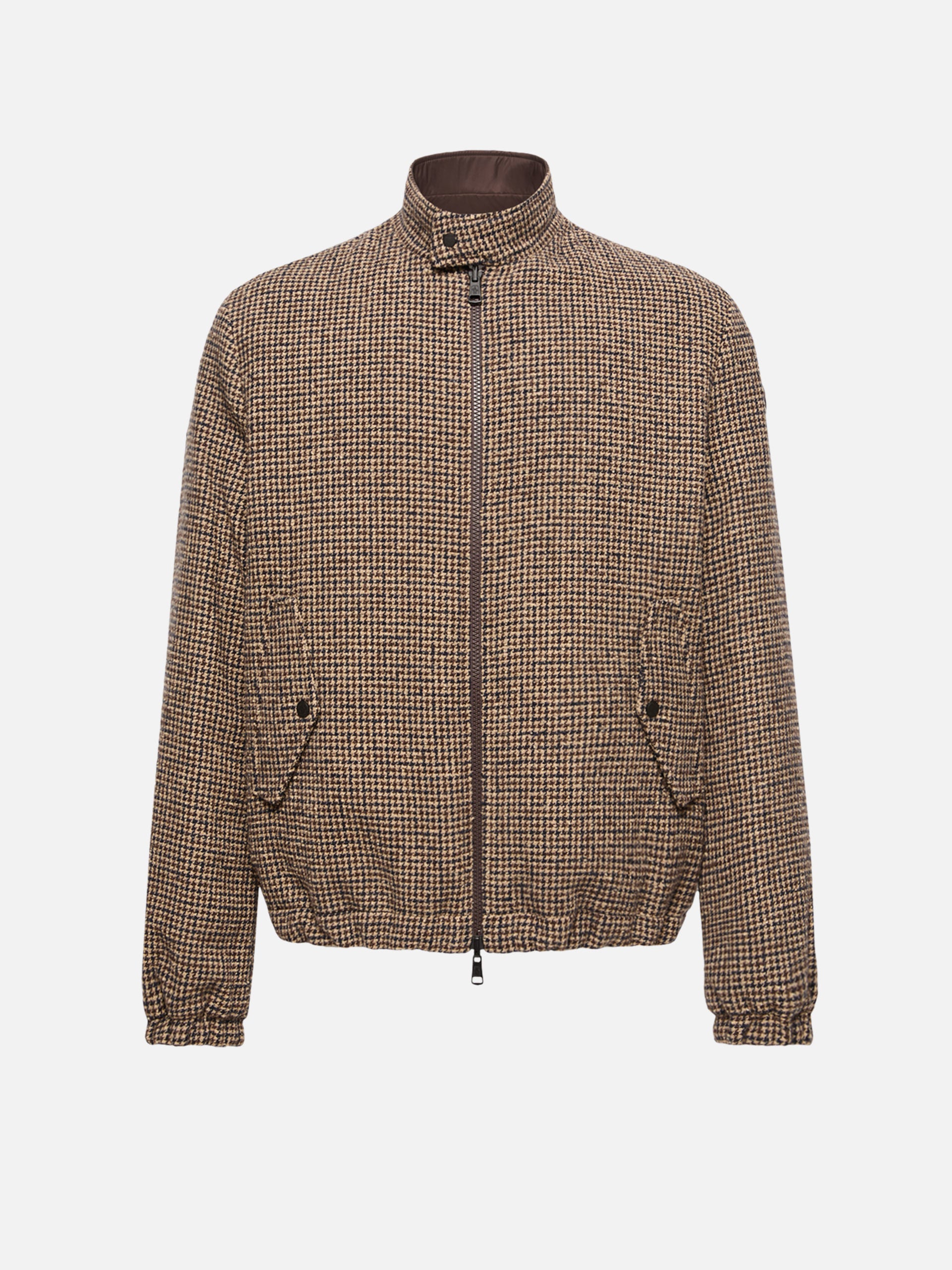 Moncler Wendbare Daunen-Hemdjacke Ebrodel für Herren Braun