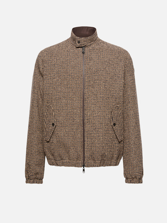 Moncler Wendbare Daunen-Hemdjacke Ebrodel für Herren Braun