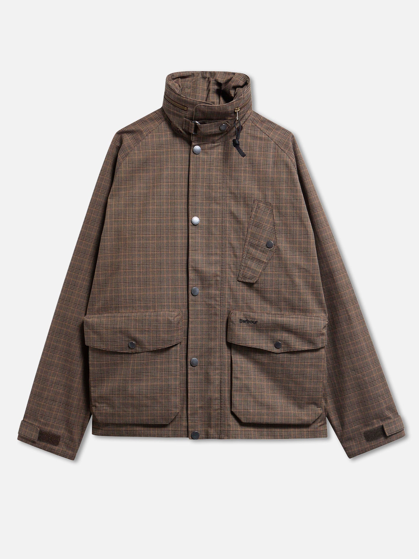 Barbour Wasserdichte Jacke Transport Ursula mit Kapuze Braun
