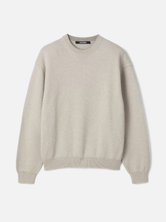 Jacquemus Pullover Moulin mit Logo-Jacquard für Herren Hellbeige