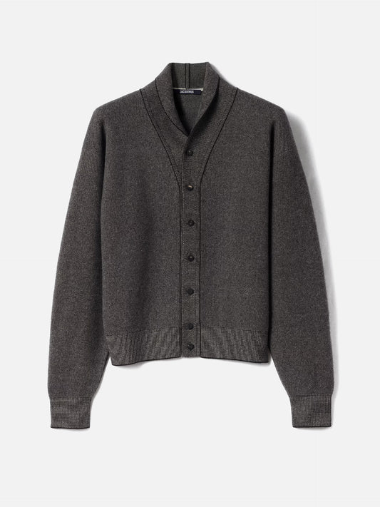 Jacquemus Cardigan Pelota aus Kaschmir-Mix für Herren Dunkelgrau