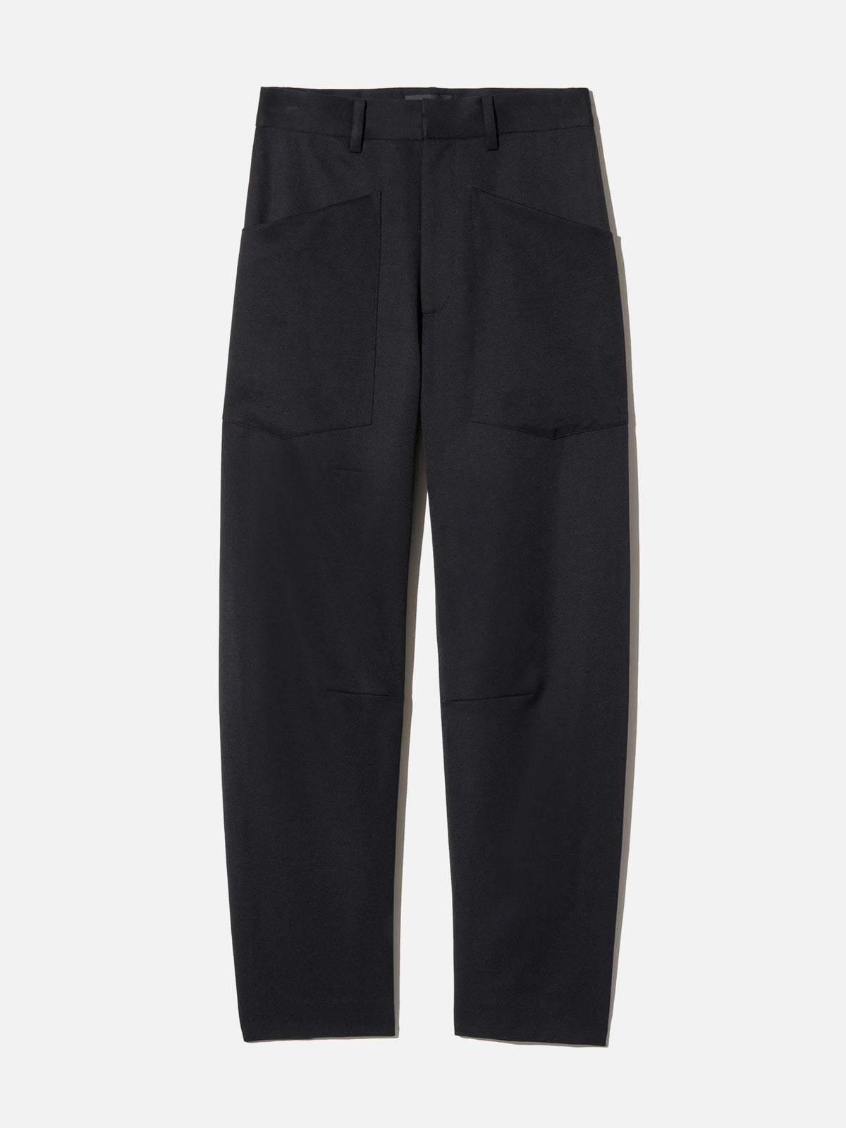 Nili lotan Barrel-Leg Hose Shon aus Wolle für Damen Schwarz