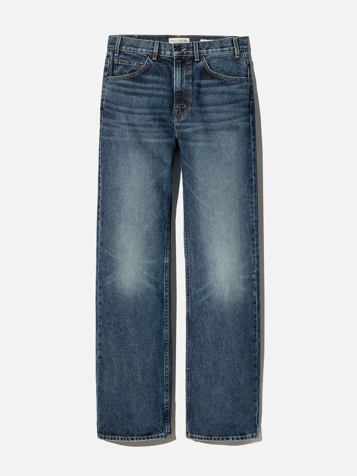 Nili lotan Mid-Rise Jeans Mitchell für Damen Blau
