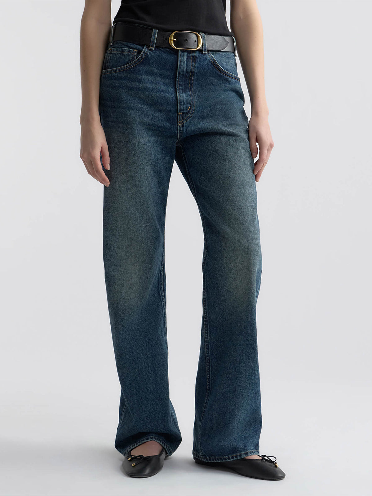 Nili lotan Mid-Rise Jeans Mitchell für Damen Blau
