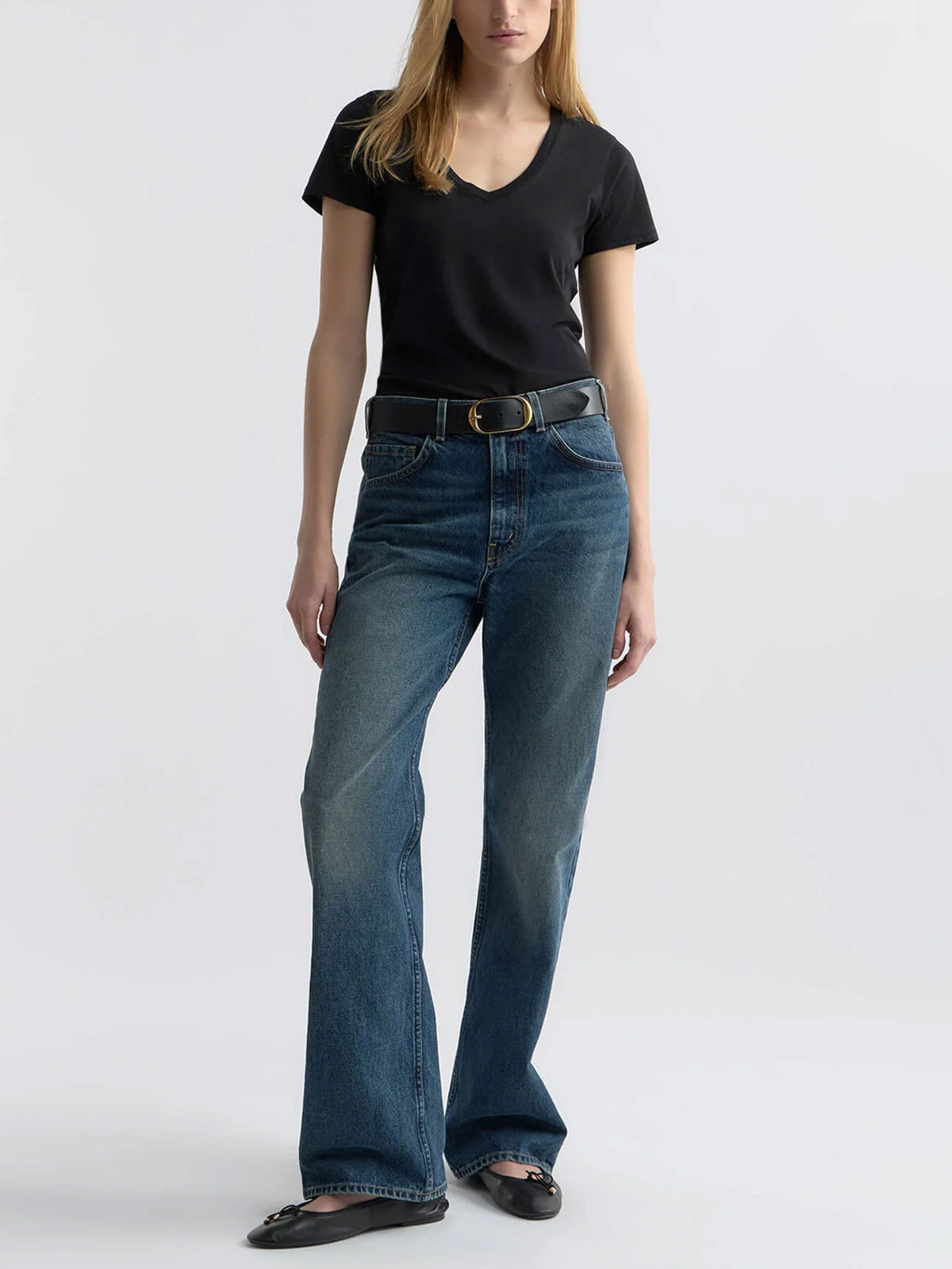 Nili lotan Mid-Rise Jeans Mitchell für Damen Blau