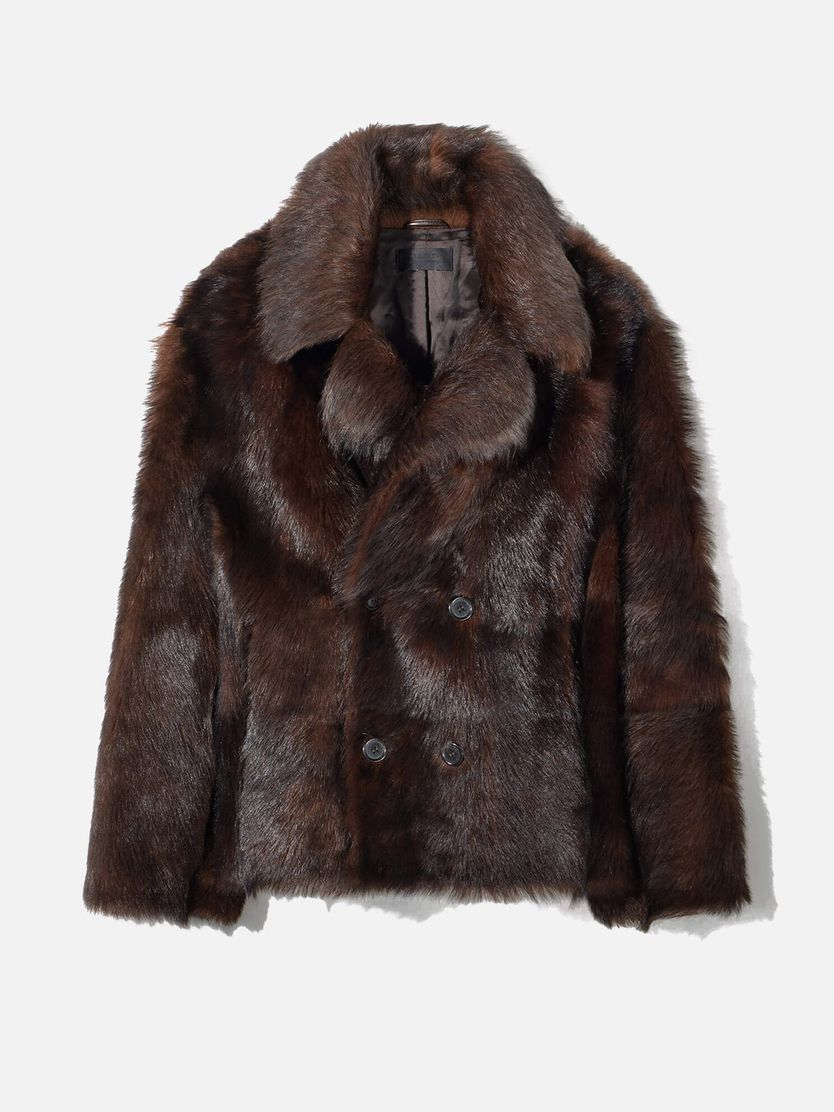 Nili lotan Shearling-Kurzmantel Cleophee DB für Damen Dunkelbraun