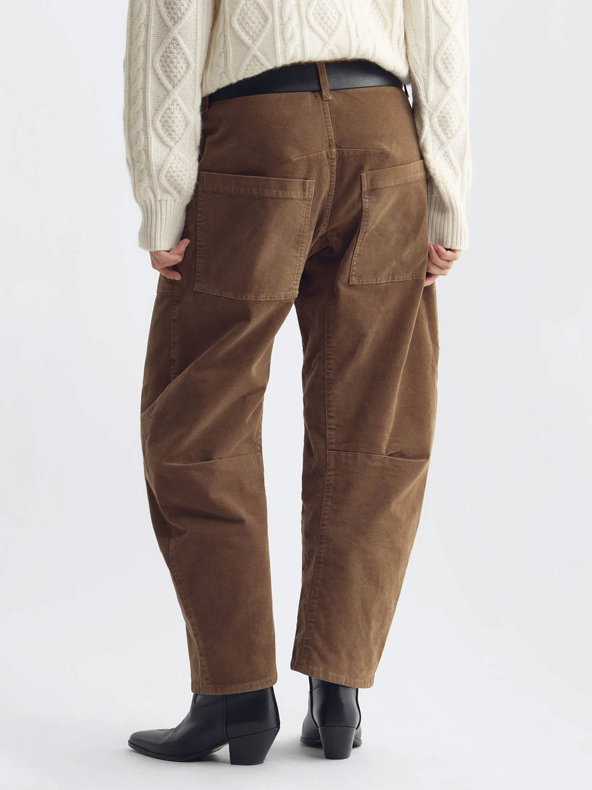 Nili lotan Barrel-Leg Cordhose Shon für Damen Braun