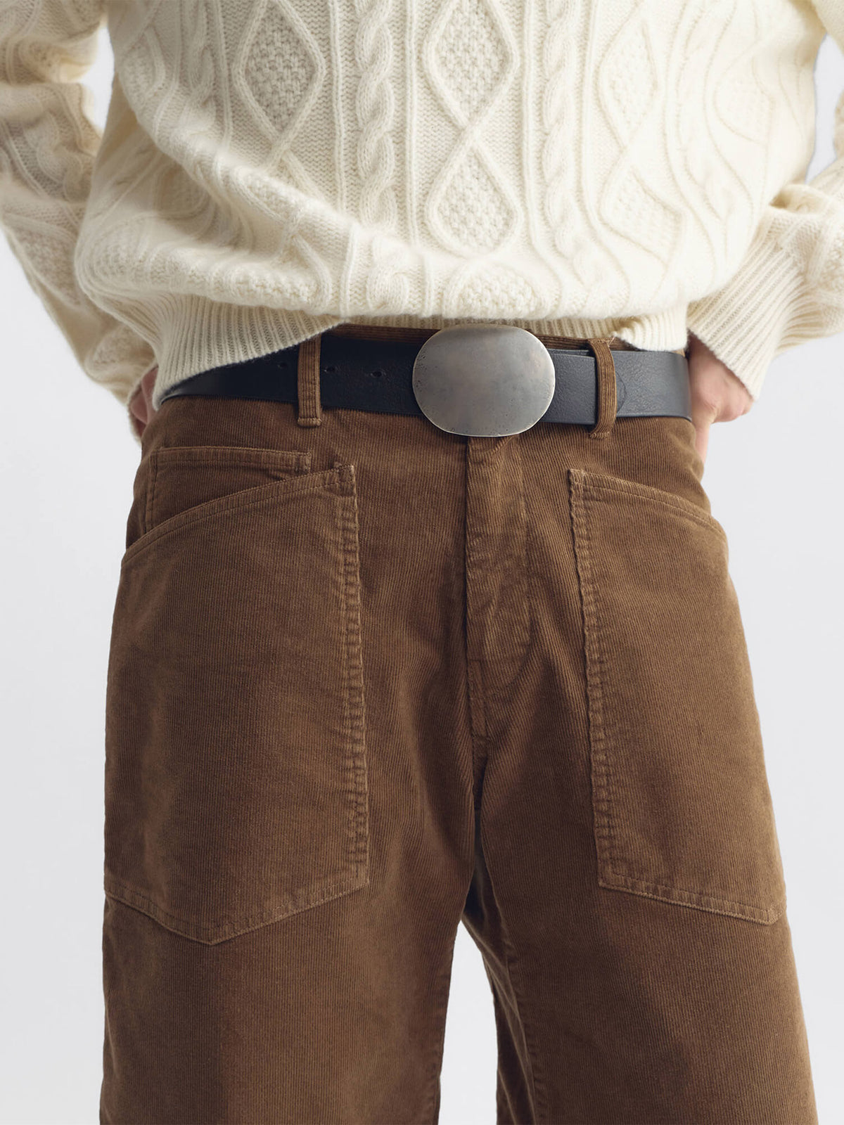 Nili lotan Barrel-Leg Cordhose Shon für Damen Braun