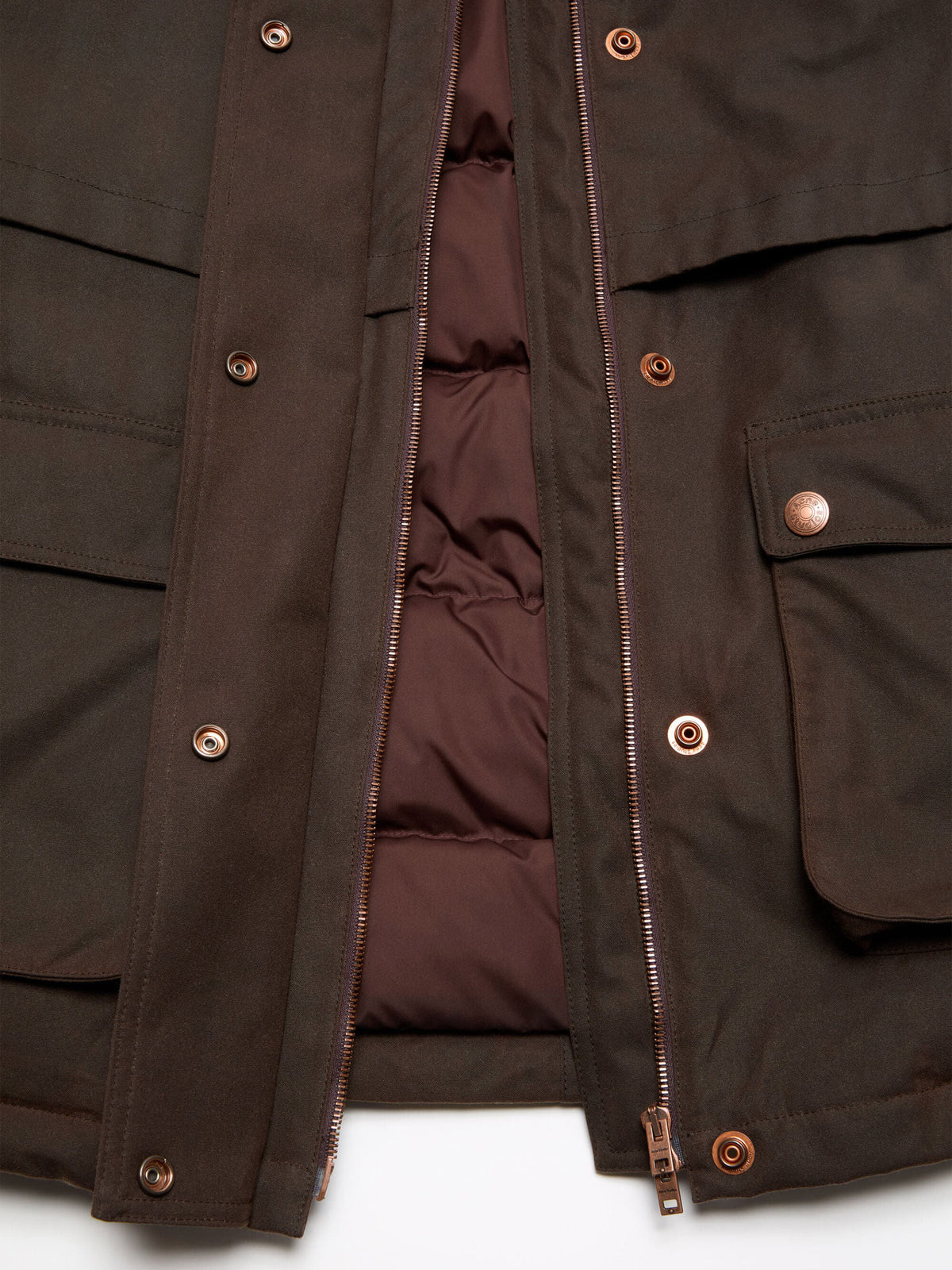 Acne studios Blouson-Jacke aus gewachstem Canvas für Damen Dunkelbraun