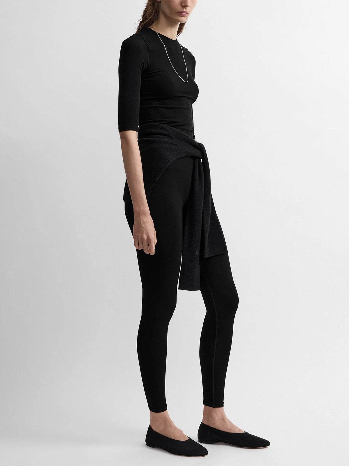 Toteme Leggings aus Compact Jersey für Damen Schwarz