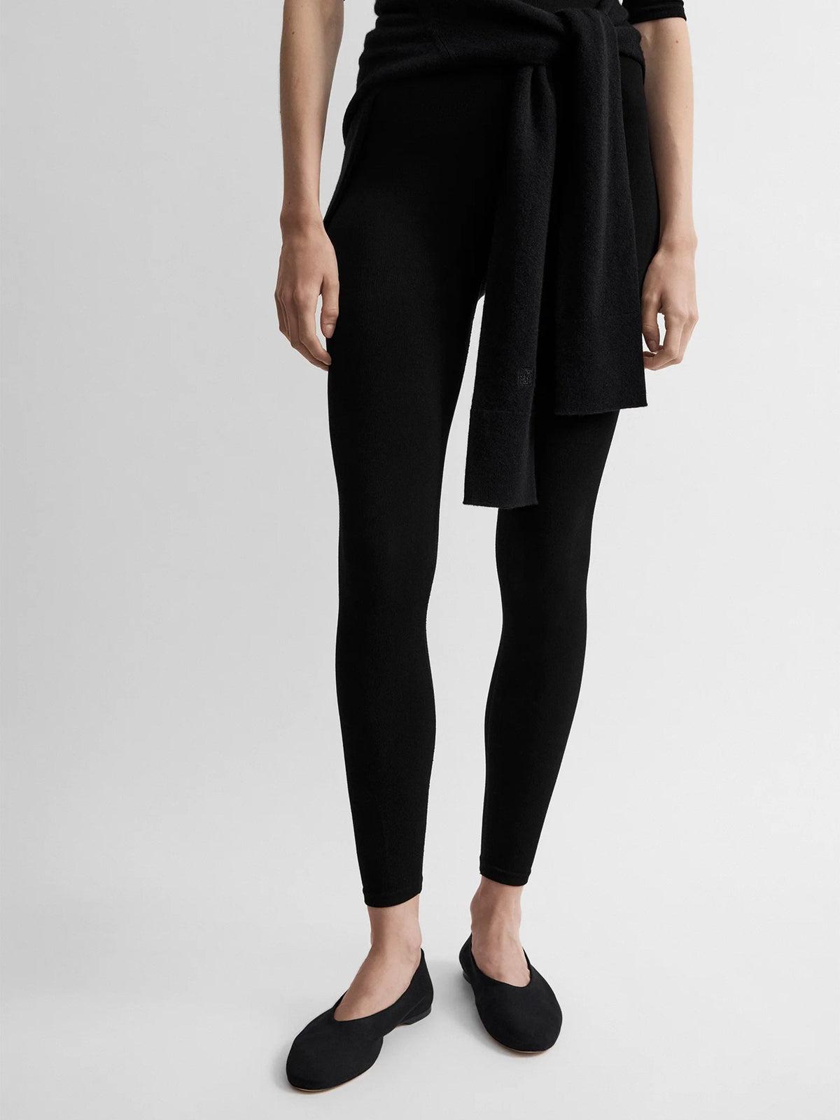 Toteme Leggings aus Compact Jersey für Damen Schwarz