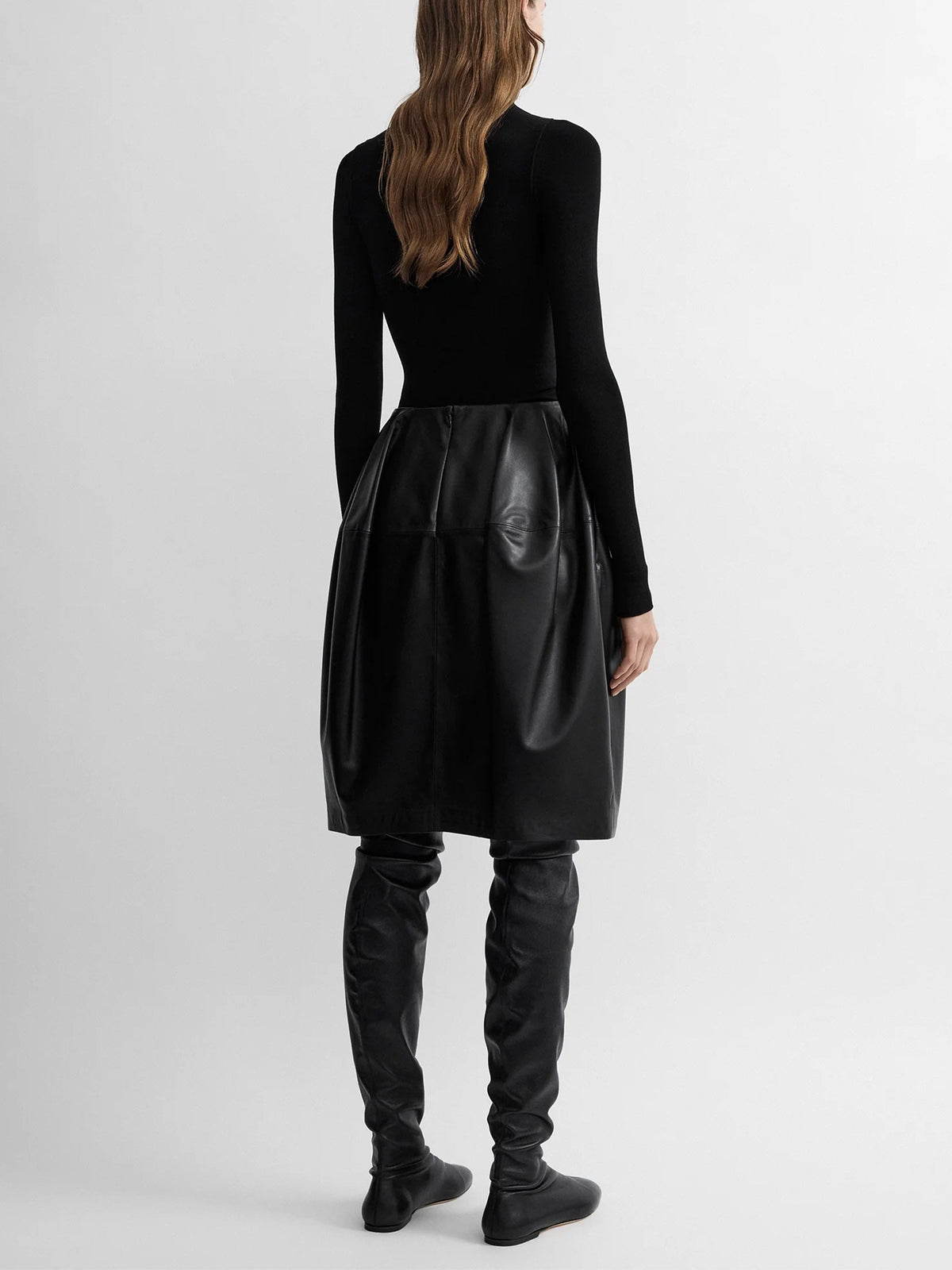 Toteme Rollkragenshirt aus Compact Jersey für Damen Schwarz