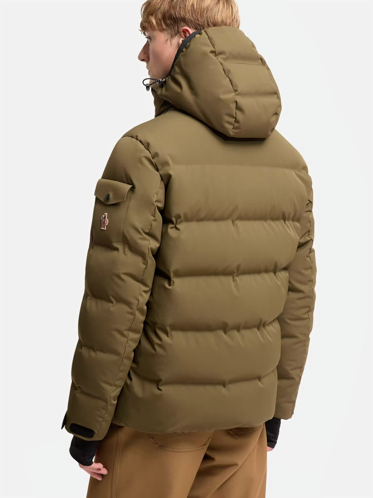 Moncler Grenoble – Daunen-Skijacke Montgetech für Herren Oliv-Braun - Olive
