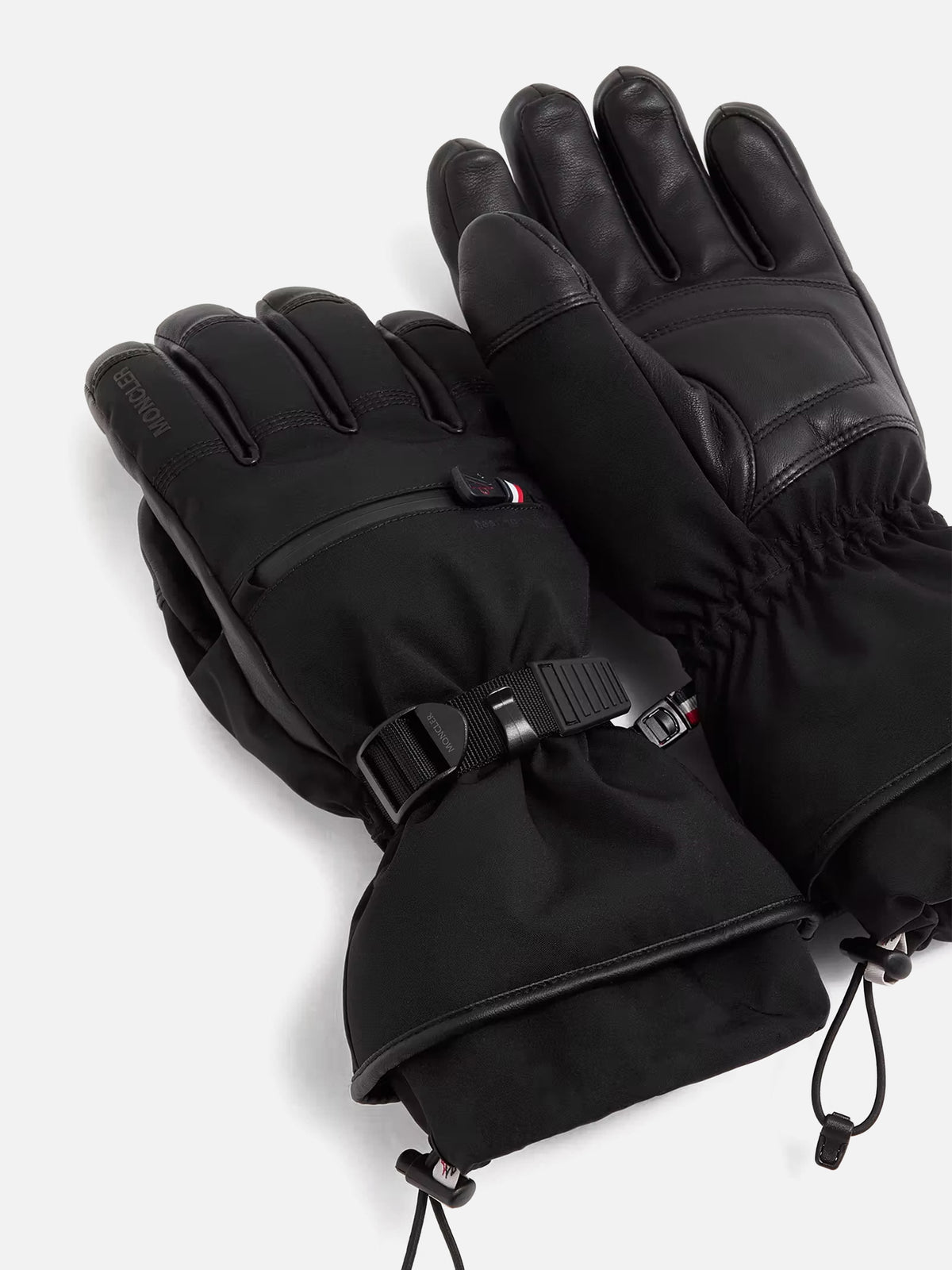 Moncler grenoble Gepolsterte Ski-Handschuhe für Herren Schwarz