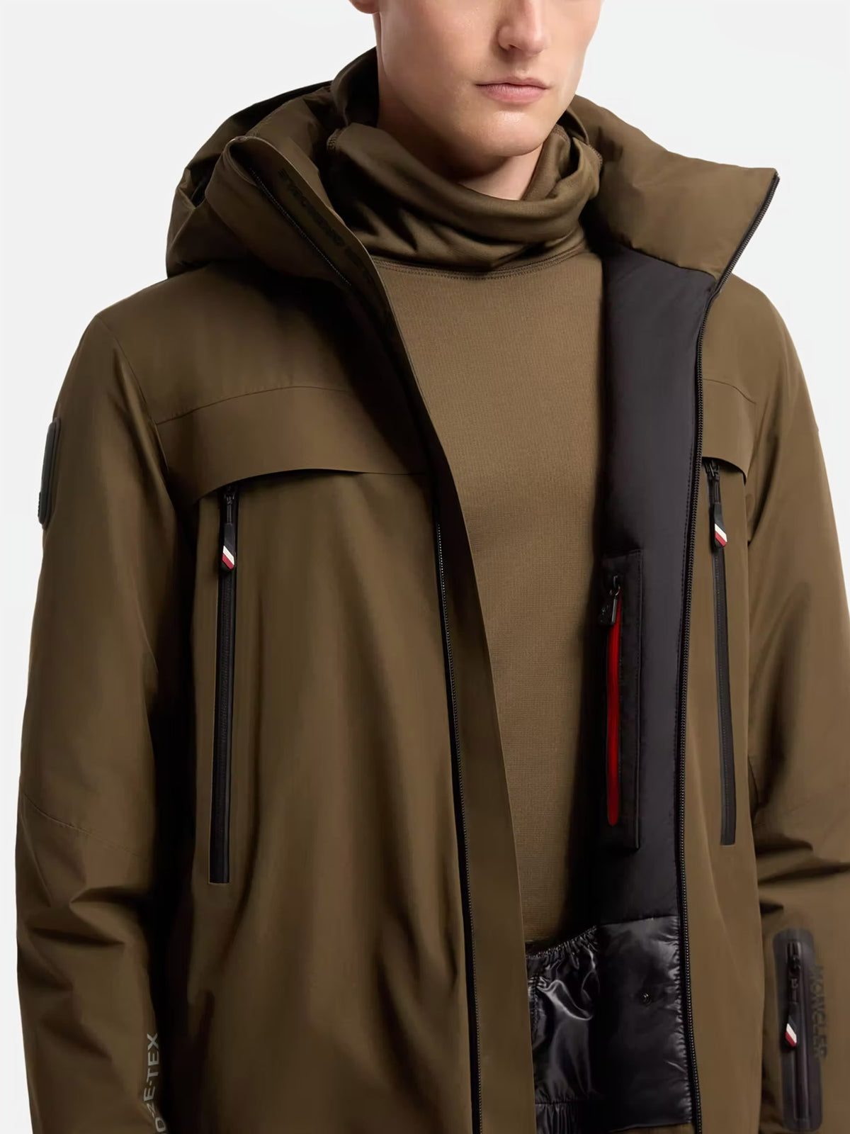 Moncler grenoble Daunen-Skijacke Balmhorn für Herren Olivgrün