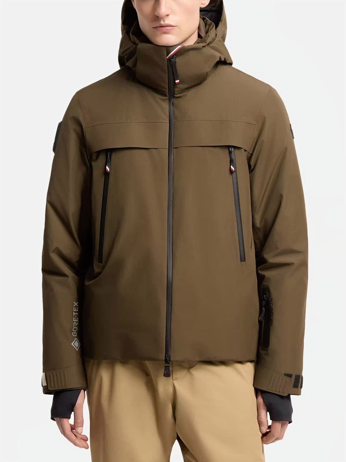 Moncler grenoble Daunen-Skijacke Balmhorn für Herren Olivgrün