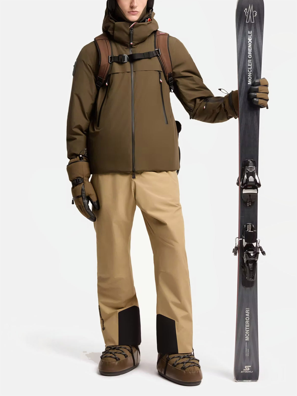 Moncler grenoble Daunen-Skijacke Balmhorn für Herren Olivgrün
