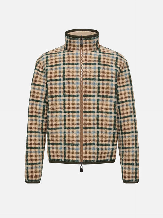 Moncler grenoble Wendbare Teddy-Jacke für Herren Beige