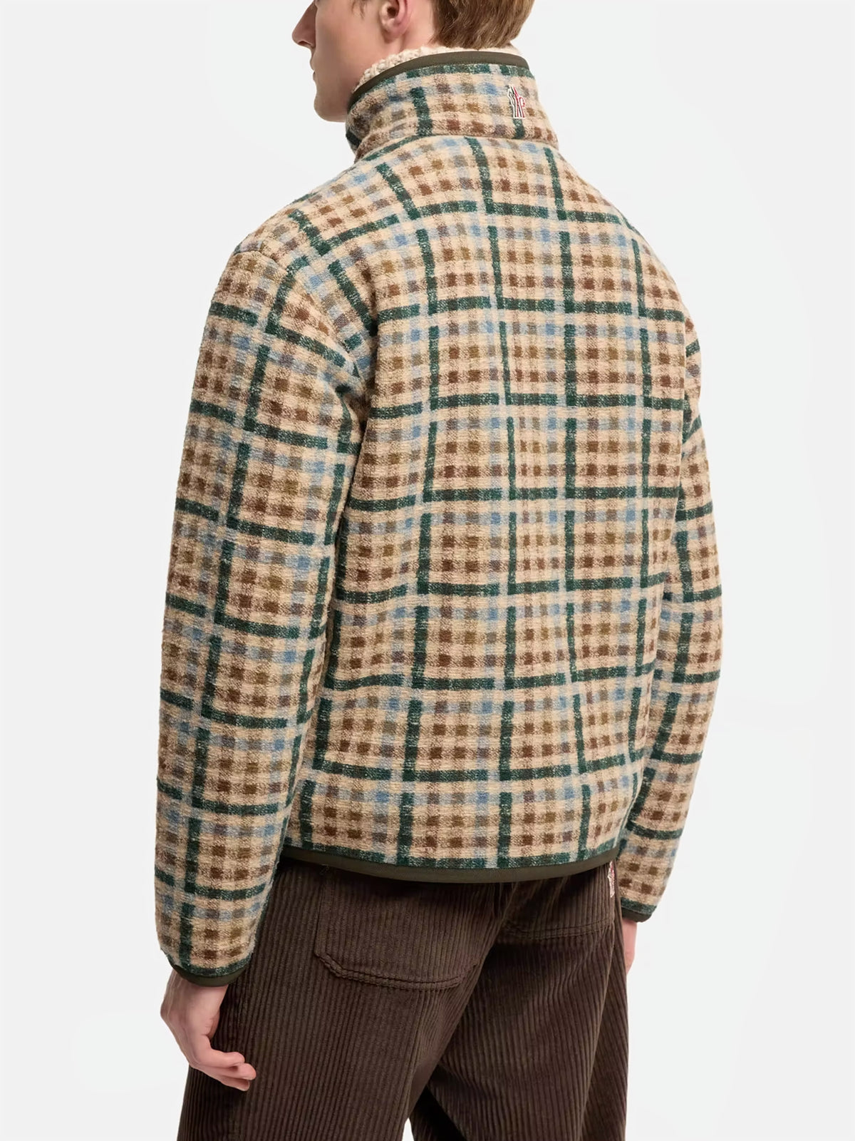 Moncler grenoble Wendbare Teddy-Jacke für Herren Beige