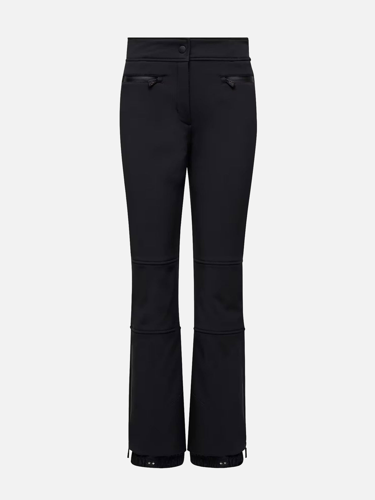 Moncler grenoble Skihose aus Stretch-Popeline für Damen Schwarz